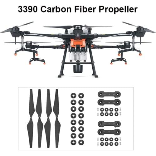 T20 Composite carbon fiber Props 3390 Propeller CW/CCW Folding Blade With Props Clamp for DJI T20 Agricultural profession Drone