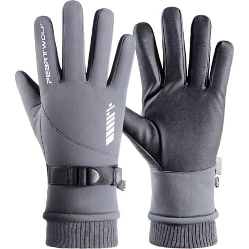 Outdoor Warm Gloves Mens Touch Screen 3M Thinsulate Winter Snow Ski Gloves Windproof Water-repellent Unisex Cold Weather Glove