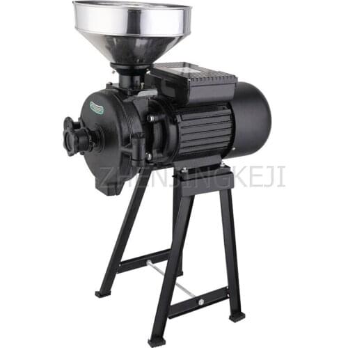 Grinding Machine High Power Universal Grinder Commercial Small Superfine Powder Dry Wet Dual Purpose Grain Oil Store Pharmacy