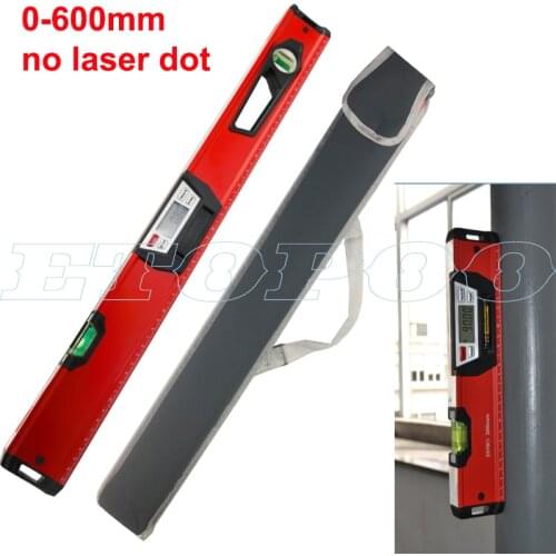 400mm 600mm Laser Digital Level LCD Display Digital Level With Laser Beam Digital Spirit Level Protractor Inclinometer