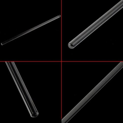 1Pc Round Head Cosmetic diy tools Lipsticks Glass Stiring Rod Transparent Glass Stirring Bar Solid Tool