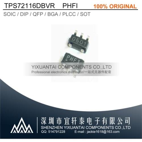 10pcs/lot 50pcs/lot 100pcs/lot TPS72116DBVR TPS72116 72116 PHFI SOT23-5 Free shipping 100% original