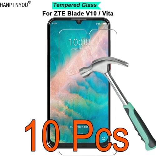 10 Pcs/Lot For ZTE Blade V10 / Vita 9H Hardness 2.5D Ultra-thin Toughened Tempered Glass Film Screen Protector Guard