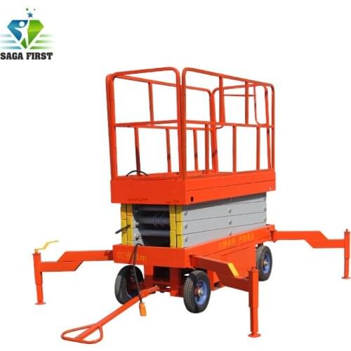 6M To 18M Hydraulic Aerial Work Lift Platform Electric Mobile Scissor Lift