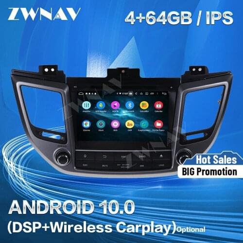 Wireless Carplay For 2014 2015 2016 2017 2018 2019 Hyundai Tucson IX35 Android Player GPS Navi Auto Audio Stereo Radio Recorder