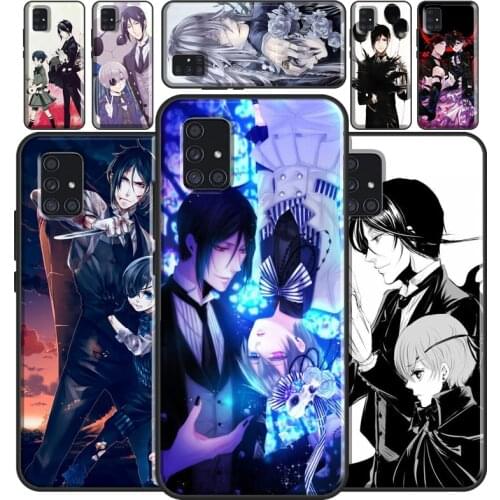 Black Butler Kuroshitsuji Case For Samsung Galaxy A21S A20e M21 M31 A11 A10 A40 A7 2018 A51 A71 A50 A70 Coque