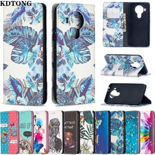 Painted Phone Case for Nokia G20 C1 Plus 5.4 5.3 3.4 2.4 2.3 1.3 1.4 Capa Luxury Flip Leather Wallet Full Protect Cover Funda
