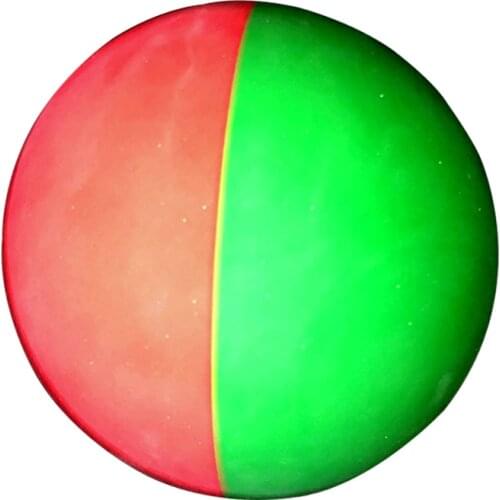 1 Piece 6cm Bi-color Racquet ball Squash Low Speed Rubber Hollow Squash Ball Training Competition High Elasticity Random Color