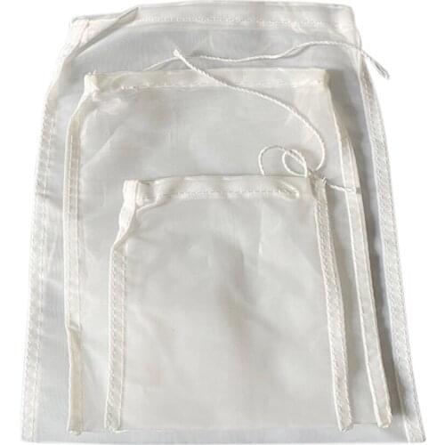 X60cm Nut Milk Bag Reusable Beer Wine Brewing Filter Bag Tea Coffee Nuts Juice Milk Nylon Net Filter Bag For Malt Advantage