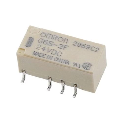 HOT NEW 24V Power relay G6S-2F-24VDC G6S 2F 24VDC G6S2F24VDC two open and closed DC24V 24VDC 24V 2A 8PIN