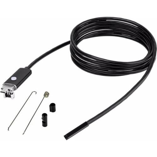 Endoscope Camera 7mm HD Inspection Camera IP67 Waterproof USB 6LEDs Endoscope for Phone Computer