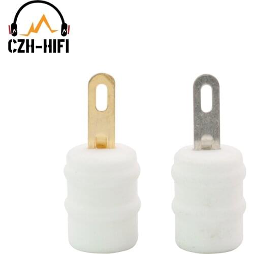 Ceramic Vacuum Tube Plate Anode Pin Caps Electronic Valve Hat for FU-29 829 829B FU29 GU32 832 FU32 Vintage Audio Amplifier DIY