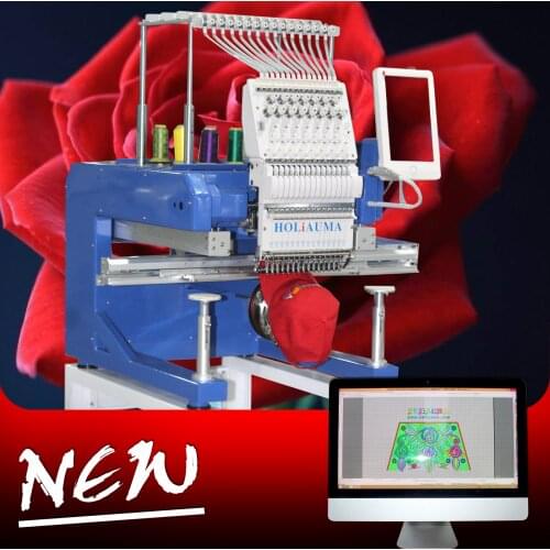 China 10 years service ! Good sewing embroidery machine 15 needles 1 head computer tajima computerized embroidery machine