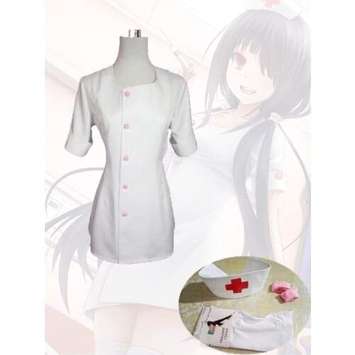 Anime Tokisaki Kurumi Cosplay DATE A LIVE Nurse Uniform Costume
