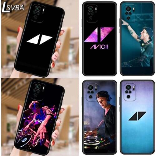 DJ Avicii Tim Bergling R.I.P for Xiaomi Redmi Note 10 10S 9 9T 9S 9Pro Max 8T 8Pro 8 7 6 5 Pro 5A 4X 4 Soft Black Phone Case