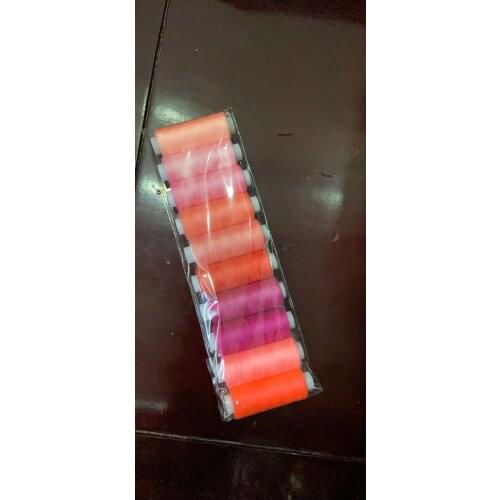 High quality 10pcs/set 40S/2 Sewing Thread Machine embroidery thread l home supplies