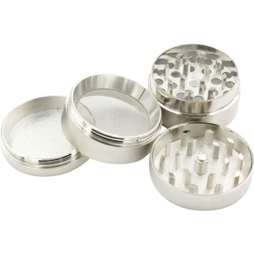 New Fashion Smoke Grinder 4-layer Aluminum Herbal Herb Tobacco Grinder Smoke Grinders Cigarette Accessories dropshipping