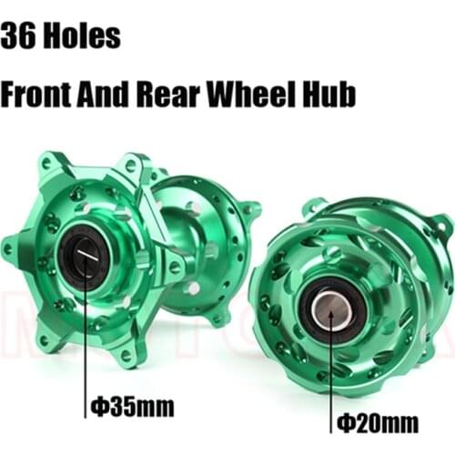 NEW 2018 CNC Machined 36 Holes Front And Rear Wheel Hub KX125 KX250 2006-2008 KX250F KX450F 2006-2018