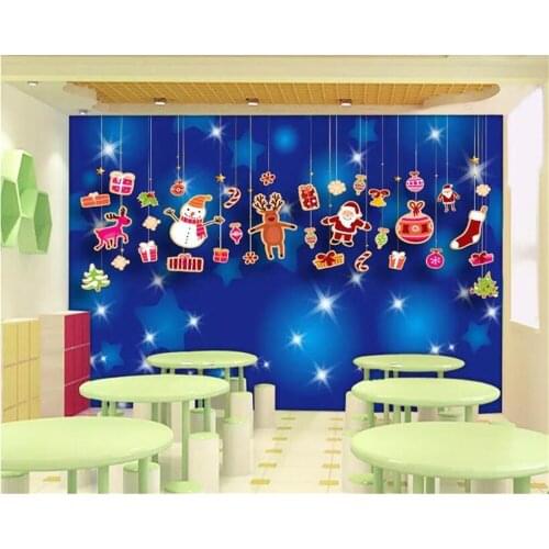 Beibehang Vinyl wall Wallpaper wall 3d kids room wallpaper dream starry christmas wall mural wallpaper 3d papel pintado pared