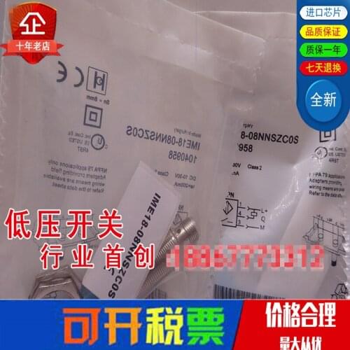 Original new 100% proximity switch IME18-08NNSZC0S sensor