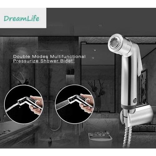 Handheld Toilet Bidet Sprayer Set Kit Stainless Steel Hand Bidet Faucet for Bathroom Hand Sprayer Shower Head Self Cleaning