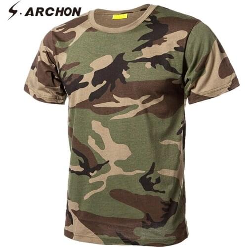Mens Camouflage T-Shirts S.archon China