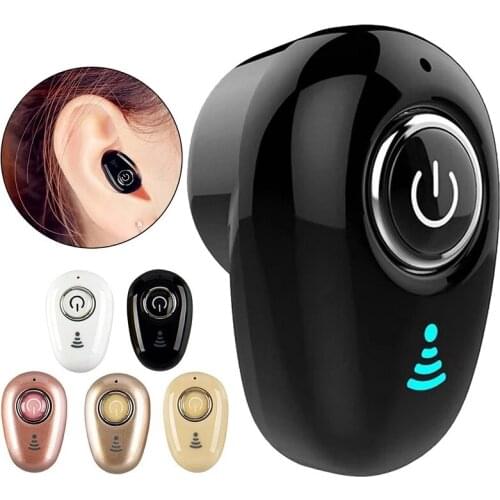 S650 Mini Invisible Ture Wireless Earphone Noise Cancelling Bluetooth Headphone Handsfree Stereo Headset Earbud With Microphone