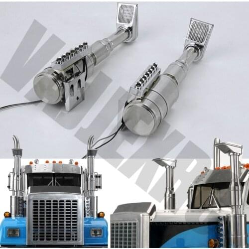 American truck air filter with LED light for Remote Control Tamiya 1/14 King Hauler Globe Line 56344