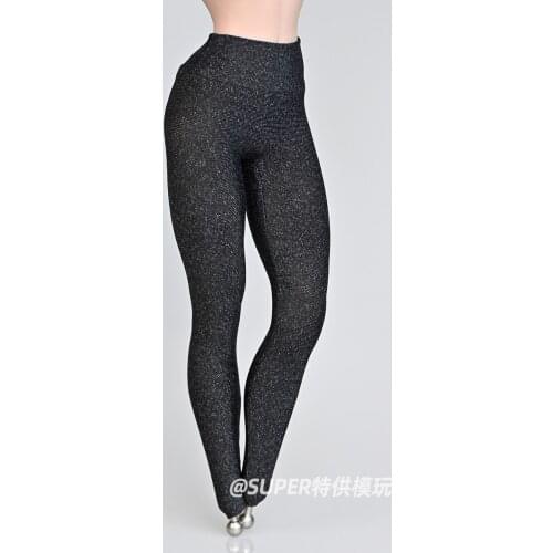 In Stock 1/6 Female Nude Yoga Pants Skinny Stretch Fits 12-inch Soldier Doll Clothing