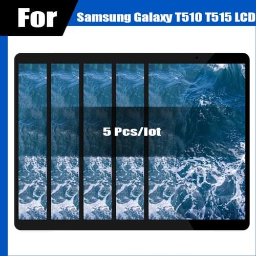 5 Pcs AAA+ LCD Panel For Samsung Galaxy Tab A 10.1(2019) WIFI T510 SM-T510 T510N LCD Display Touch Screen Assembly Repair T515