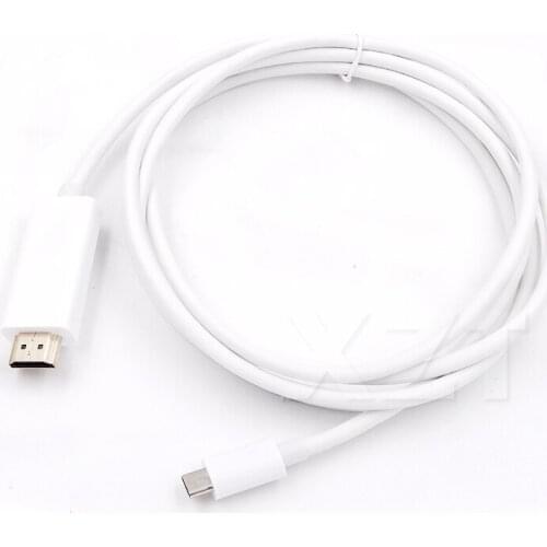 PZ 1.8M 4K 30Hz UHD USB C to HDMI Cable External Video Graphics Extend Cable/Adapter USB 3.1 Type C to HDMI Converter