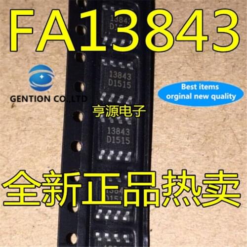 10Pcs 13843 FA13843N-TE1 FA13843 SOP8 Power management chip in stock 100% new and original