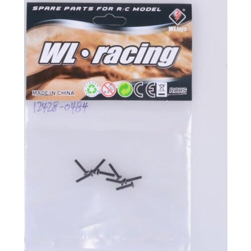 12428 12423 12428-0484 M2.0*10 Screws WLtoys RC Racing Car Scale Spare Parts Accessories