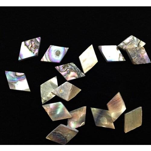 20Pcs Colourful Abalone Inlay Material Abalone Guitar Dots--11mm*7mm*2mm for Guitar Ukulele