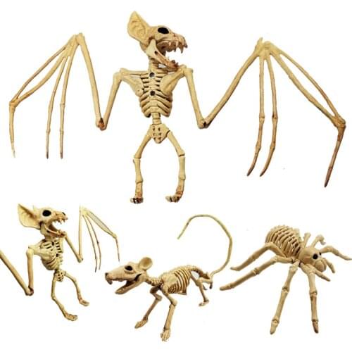 2020 Fashion Brand New Halloween Skeleton Cat Dog Mouse Prop Animal Bones Party Shop Decoration Horror