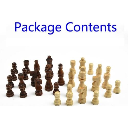 32pcs 40x40cm Large Wooden Magnetic Chess Set Folding Chessboard International Chess Toys Children Birthdays Christmas Gifts