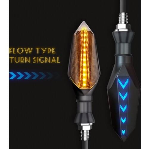 #737 2 12 LED motorcycle turn signal lights flashing accessories for suzuki sv 650 transalp zzr400 vulcan s