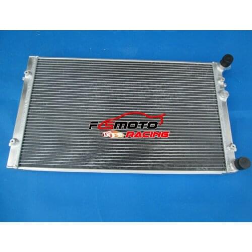 Full Aluminum Alloy Radiator For VW Golf MT Manual Turbo MK4 Dual Pass 1999-2002 2000 2001 99 00 01 02