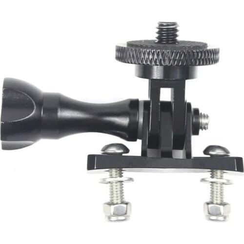 BGNing Skydiving Helmet Fixed Mounts w/1/4 Screw Head Mount Tripod Adapter for GoPro 7/8/max full range Camera Aluminum Alloy