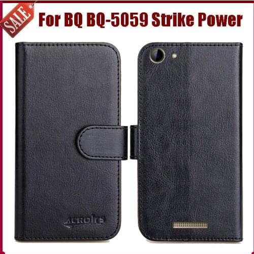 Hot Sale! BQ BQ-5059 Strike Power Case New Arrival 6 Colors High Quality Flip Leather Protective Cover Phone Bag