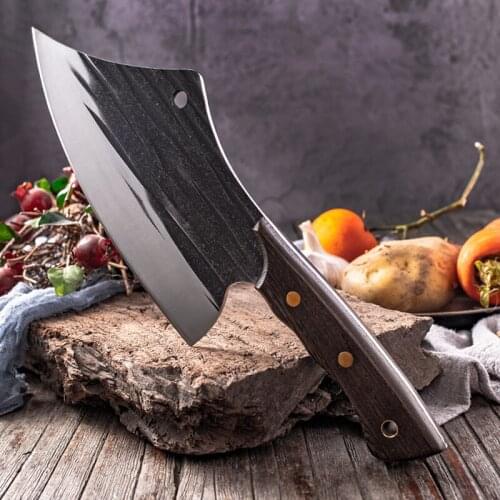 Fishing Knife Stainless Steel Chinese Chef Knife for Meat Fish Fruit Vegetables 5Cr15Mov Kitchen Knife Butcher Cleaver Knife