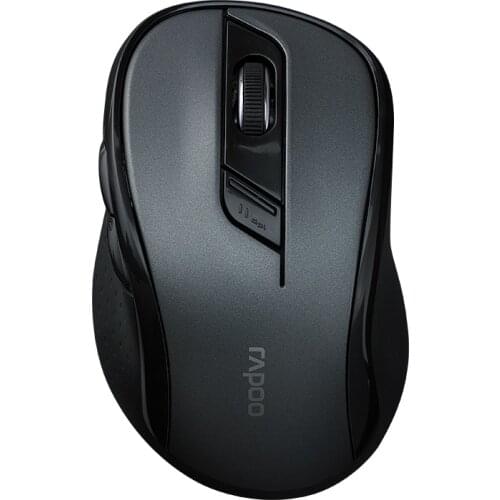 Rapoo M500G Multi-mode Silent Wireless Mouse with 1600DPI Bluetooth 3.0/4.0 RF 2.4GHz for Three Devices Connect Office Mouse