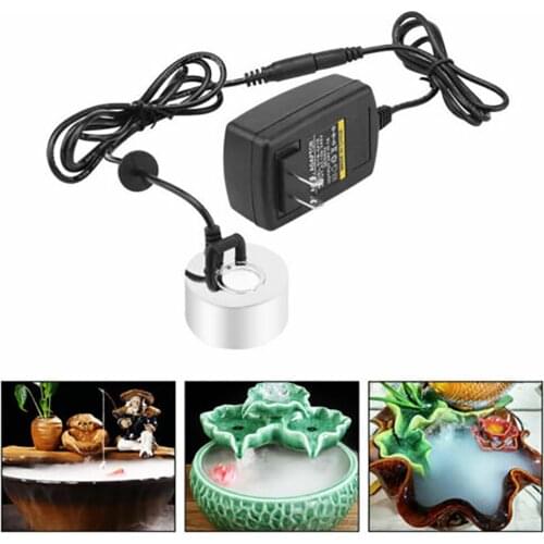 New Ultrasonic Negative Ion Atomizer Garden Sprinklers Lightless Humidification For Fish Tank Bonsai Rockery Foggy Landscape