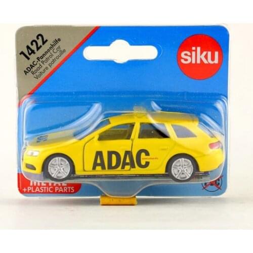 SIKU 1422/Diecast Metal Toy Model/1:55 Scale/Audi A4 ADAC Road Protect Car/Gift For Children/Education/Collection
