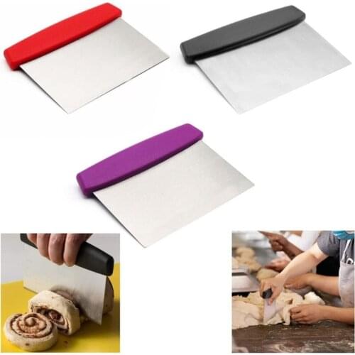 Steel Dough Cutter Scraper Pastry Cake Decorating Spatula The tool
