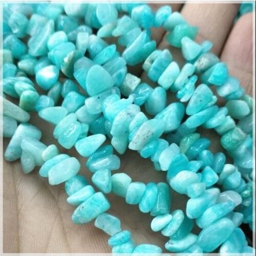 1 string 80cm length nature gem stone chips AAA quality for bracelet making stone chips size 4-6mm nature gem stone strings