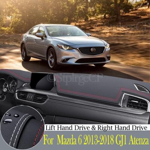 High-quality leather instrument panel protection pad and light-proof pad for Mazda 6 2013-2018 GL Atenza car styling accessories