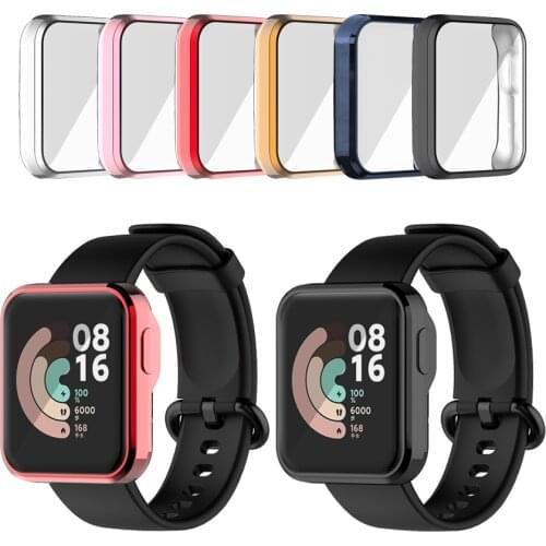 Protective Cover for Xiaomi Mi Watch Lite Case Full Screen Protector Sleeve Shell for Redmi Watch TPU Skin Case for MiWatch Lite