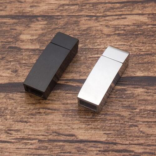 2 pcs/lot 3mm*5mm Stainless steel Bracelet Clasp Magnetic Wholesale Handmade DIY Jewelry Making Supplies Buckle Accessories