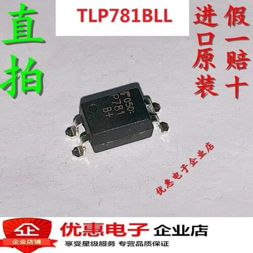 100% Original New 10pcs/Lot TLP781 TLP781(BLL-TP6.F) TLP781B+ SOP4